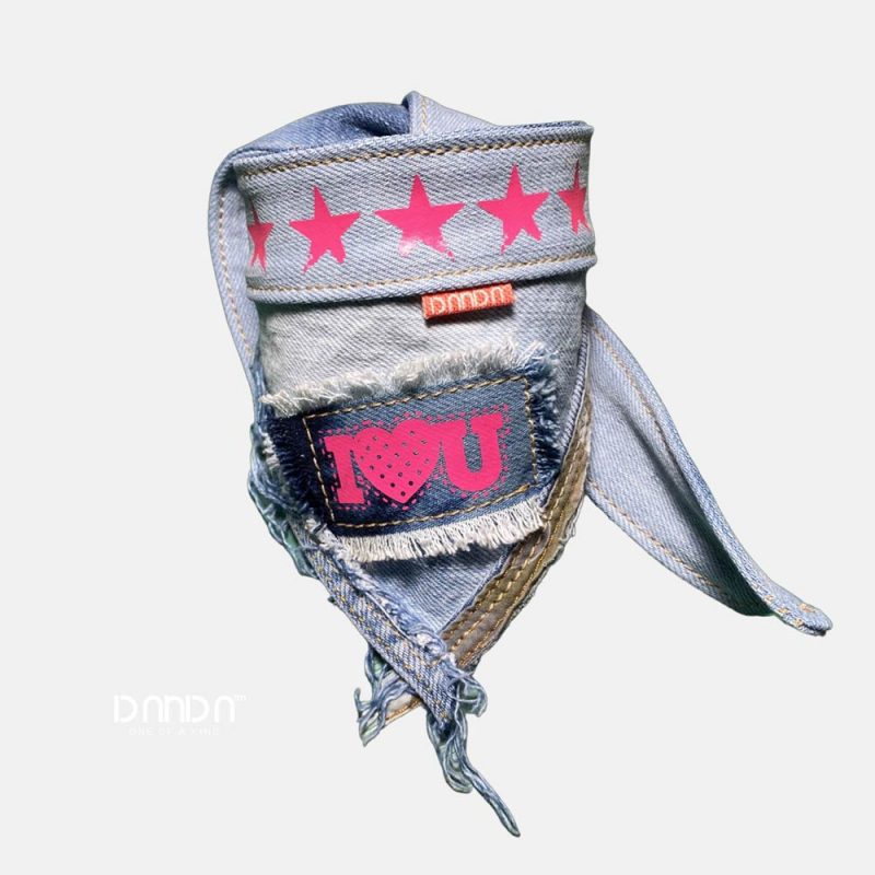 Dog Bandana I ❤️ YOU.
